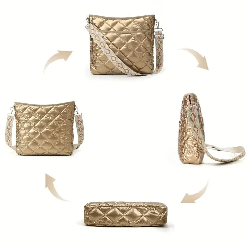Wasserabweisende Nylon Crossbody Tasche ⎜ Vielseitig und praktisch mit robustem Design