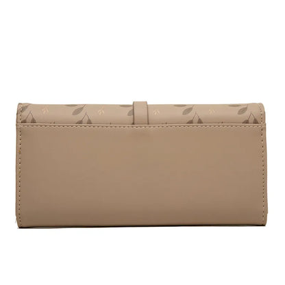 Damen Clutch mit Druckmotiv ⎜ Große Kapazität und praktischer Hakenverschluss im stilvollen Design