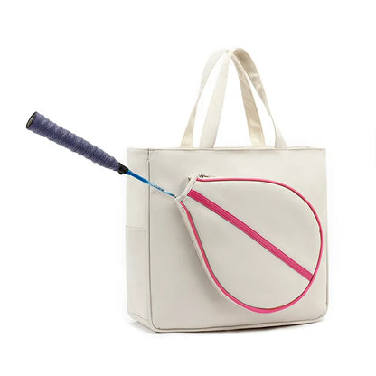 Tennistasche für Damen ⎜ Schultertasche mit Schlägerfach und Stauraum für Sport und Freizeit