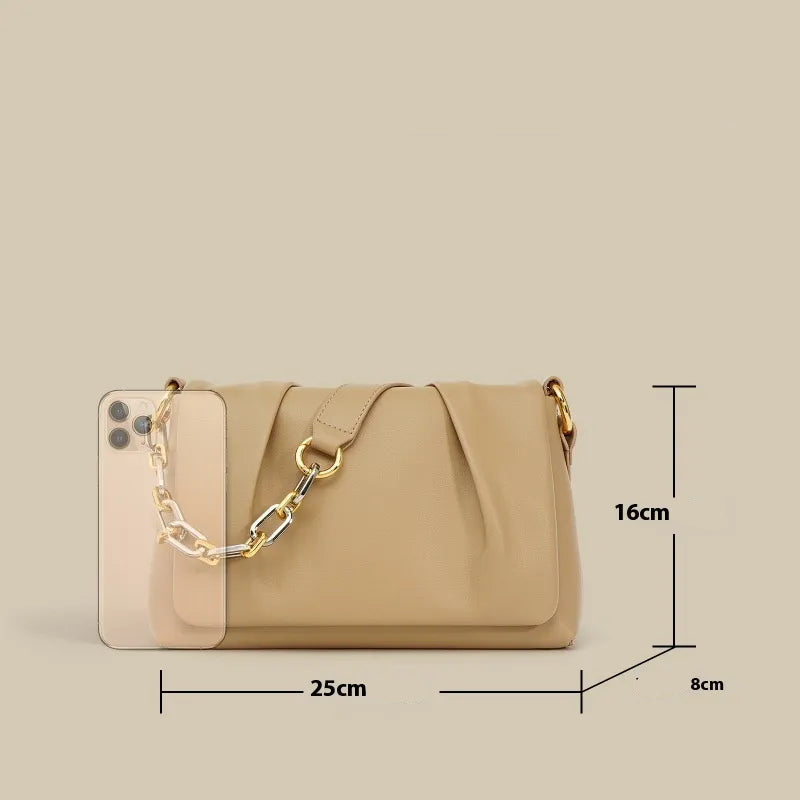 Schultertasche aus weichem Material ⎜ Vielseitig und stylisch für jeden Anlass