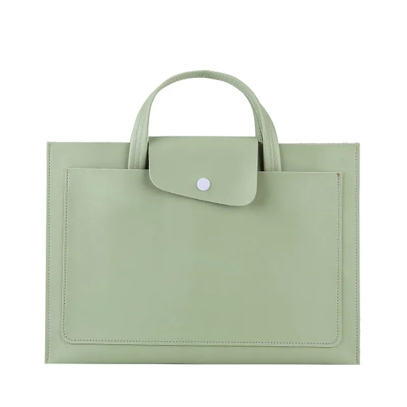 Leder Aktentasche für Damen ⎜ Elegante Umhängetasche mit Magnetverschluss und stilvollem Design