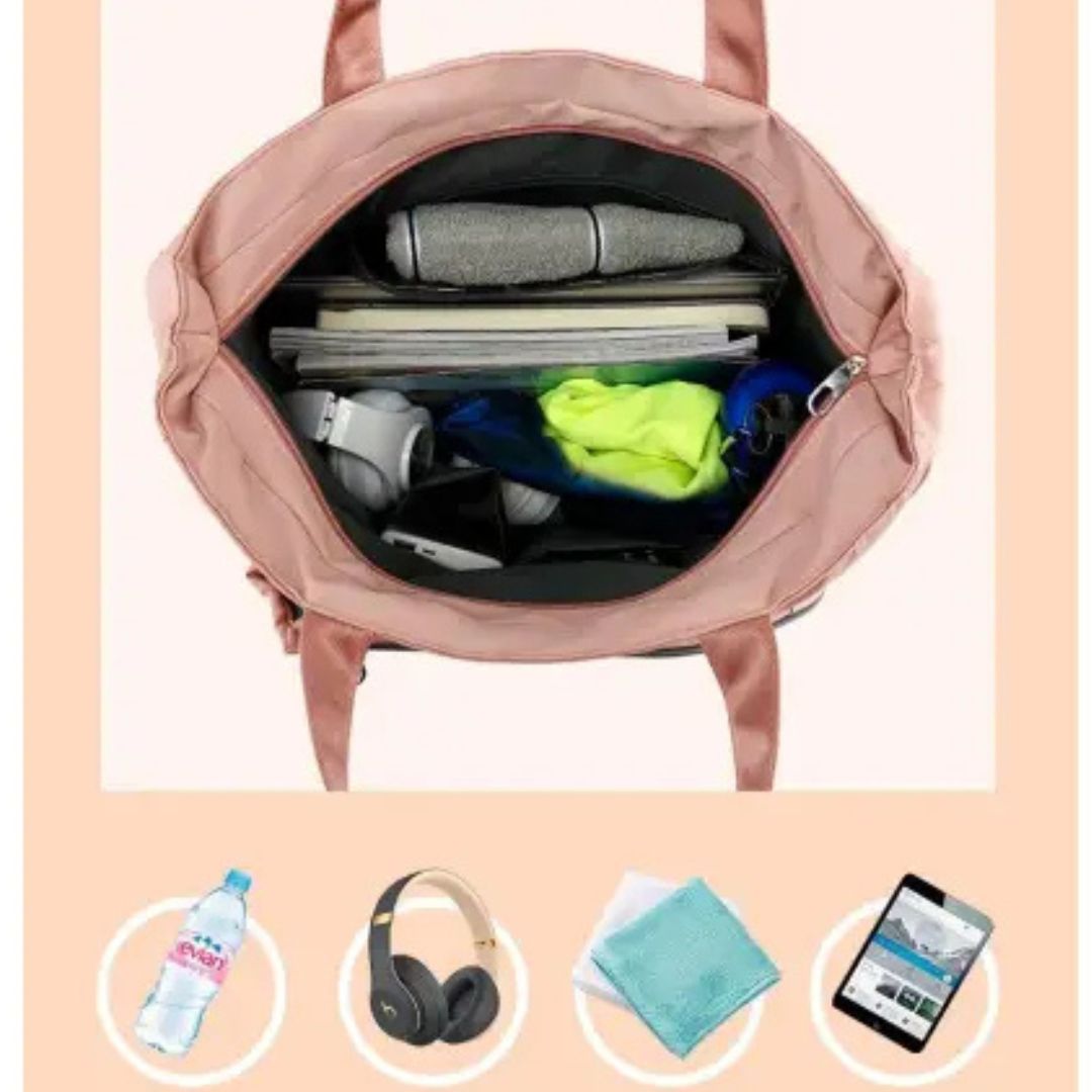 Tennistasche für Damen ⎜ Schultertasche mit Schlägerfach und Stauraum für Sport und Freizeit
