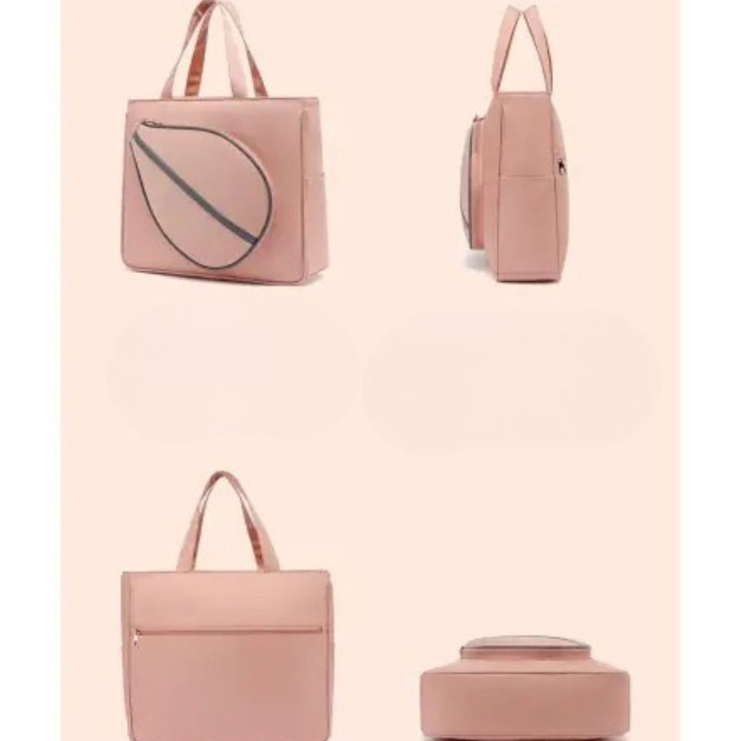 Tennistasche für Damen ⎜ Schultertasche mit Schlägerfach und Stauraum für Sport und Freizeit