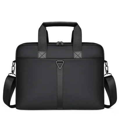 Laptoptasche für Herren ⎜ Strapazierfähige Aktentasche aus PU mit viel Stauraum und Umhängegurt
