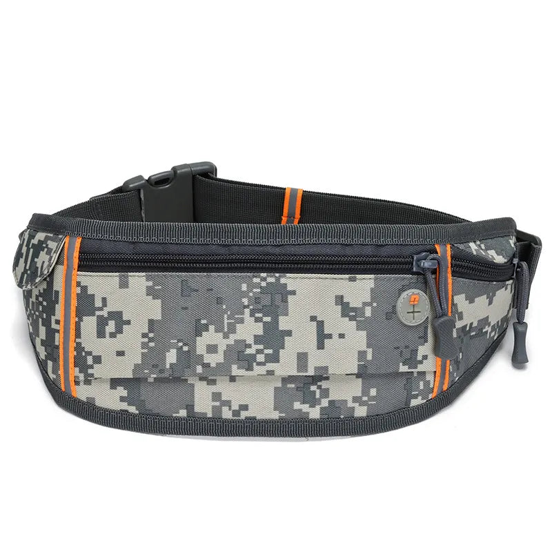 Gürteltasche für Outdoor und Sport ⎜ Wasserdichte Hüfttasche mit Kopfhöreröffnung und Reißverschlussfach