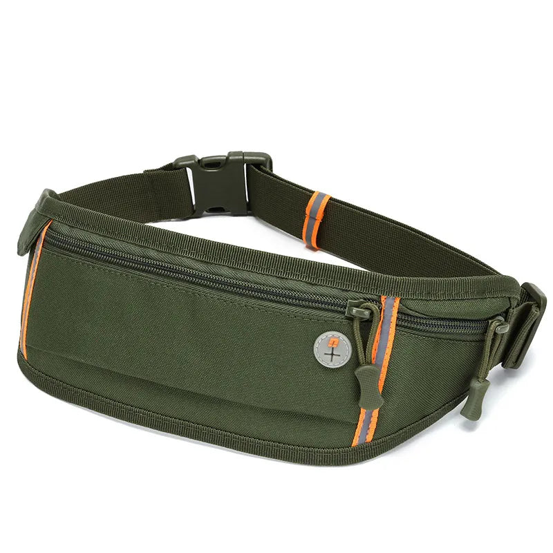 Gürteltasche für Outdoor und Sport ⎜ Wasserdichte Hüfttasche mit Kopfhöreröffnung und Reißverschlussfach