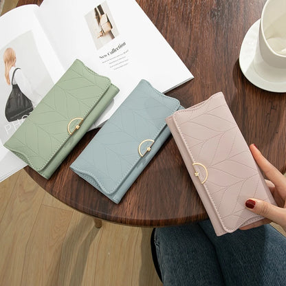 Clutch für Damen ⎜ Praktische Geldbörse mit großem Fassungsvermögen und Fächeraufteilung
