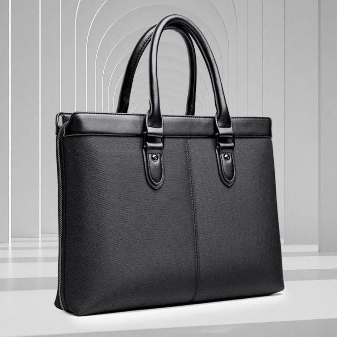 Aktentasche für Herren ⎜ Stilvolle Büro-Handtasche mit viel Stauraum und praktischen Tragegriffen
