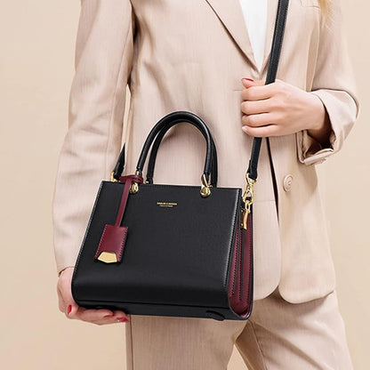 Große Umhängetasche für Damen ⎜ Geräumige Handtasche mit modernem Design und verstellbarem Schulterriemen