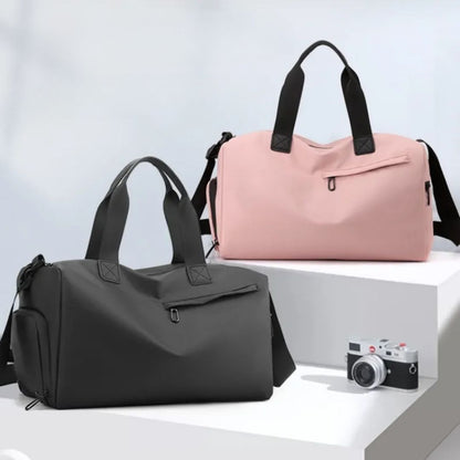 Sporttasche für Damen und Herren ⎜ Kompakte Reisetasche mit Nassfach und separatem Schuhfach