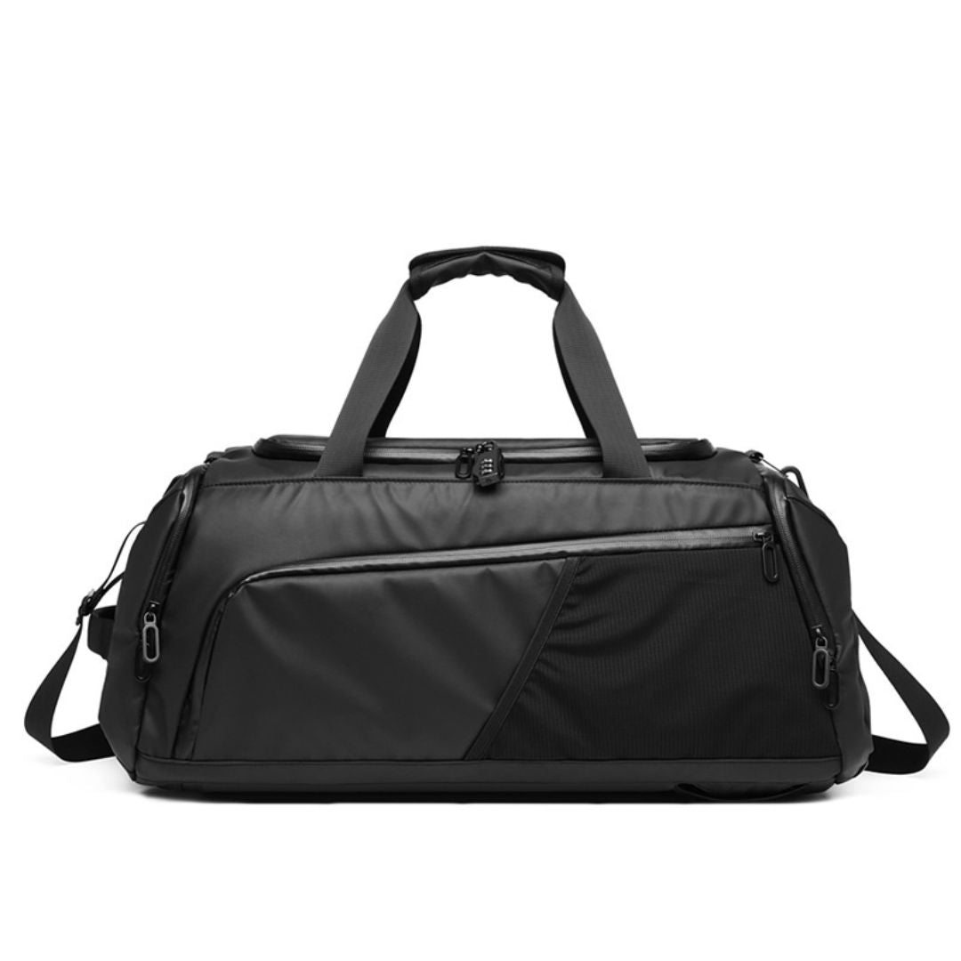 Sporttasche für Herren ⎜ Große Reisetasche mit Nassfach, Schuhfach und verstellbarem Schultergurt