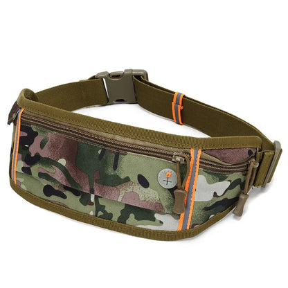 Gürteltasche für Outdoor und Sport ⎜ Wasserdichte Hüfttasche mit Kopfhöreröffnung und Reißverschlussfach