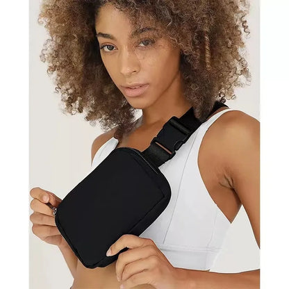 Laufgürteltasche für Damen und Herren ⎜ Leichte Sporttasche mit Reißverschluss und verstellbarem Hüftgurt