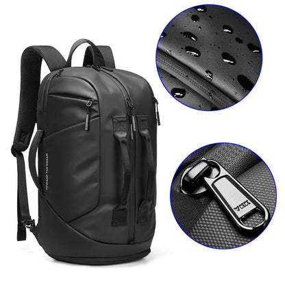 Multifunktionaler Rucksack für Herren ⎜ Robuster Oxford-Rucksack für Business und Alltag