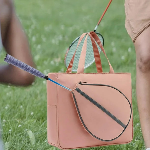 Tennistasche für Damen ⎜ Schultertasche mit Schlägerfach und Stauraum für Sport und Freizeit