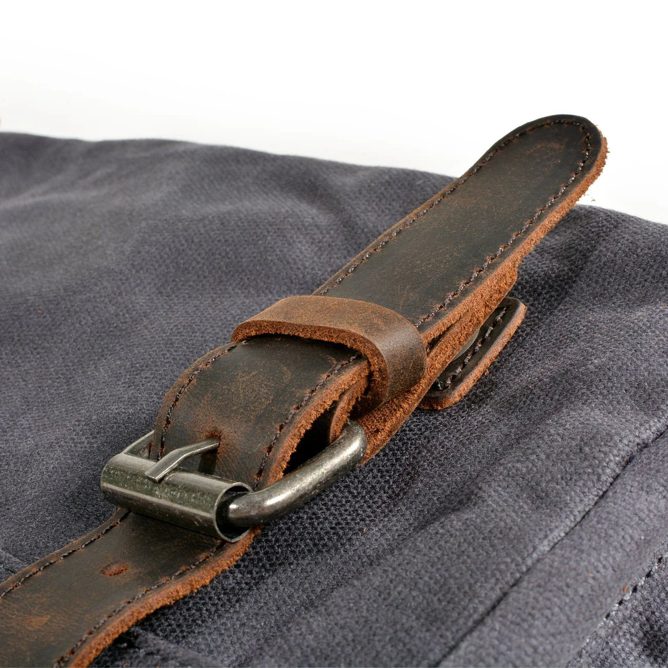 Canvas Umhängetasche für Herren ⎜ Robuste Tasche mit Lederakzenten und verstellbarem Schultergurt