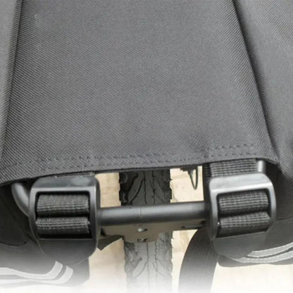 Fahrradtasche für Gepäckträger ⎜ Doppelseitige Tasche mit viel Stauraum und reflektierenden Streifen
