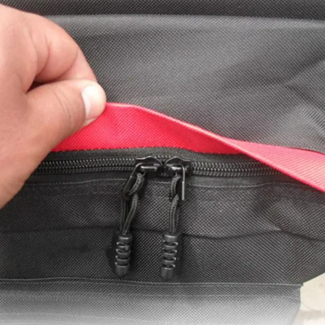 Fahrradtasche für Gepäckträger ⎜ Doppelseitige Tasche mit viel Stauraum und reflektierenden Streifen