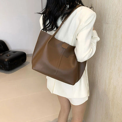 Retro Zwei-Teile Set ⎜ Elegante Tasche mit praktischer Kosmetiktasche und viel Stauraum