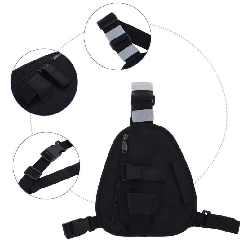 Multifunktionale Brusttasche für Herren ⎜ Tragbare Umhängetasche mit vielen Fächern für den Alltag