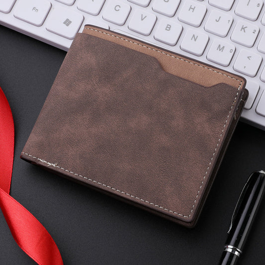 Klassische Geldbörse für Herren ⎜ Schlichtes Design mit mehreren Kartenfächern und Platz für Bargeld