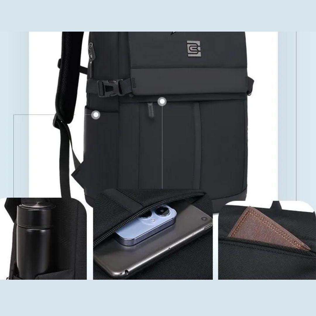 Reise Rucksack für Herren ⎜ Moderner Business-Rucksack für Arbeit und Geschäftsreisen