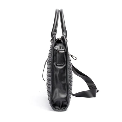 Laptoptasche für Herren ⎜ Woven Business-Aktentasche mit Schultergurt und elegantem Design