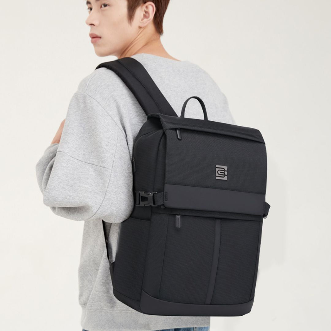 Reise Rucksack für Herren ⎜ Moderner Business-Rucksack für Arbeit und Geschäftsreisen